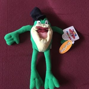 NWT Looney Tunes Warner Bros 1997 J Frog plush 8”.